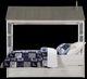 ACME Furniture Tree House ll Washed Gray/Weathered White Twin Canopy Bed-1