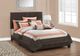Monarch Specialties Inc. Dark Brown Faux Leather Full Bed-4