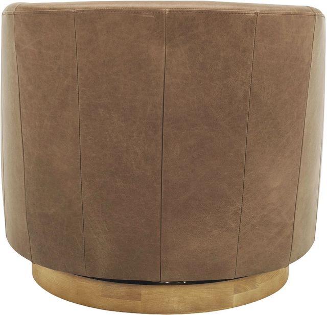Moe’s Home Collection Oscy Tan Leather Swivel Chair-3