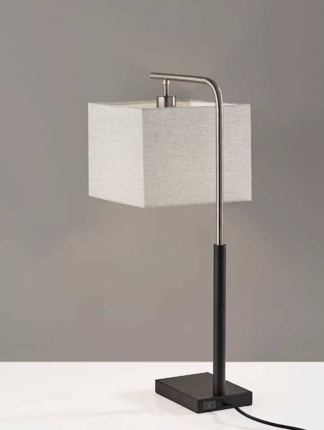 Adesso® Flora Black Table Lamp-3