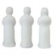 A & B Home 3-Piece White Standing Monk Set-2