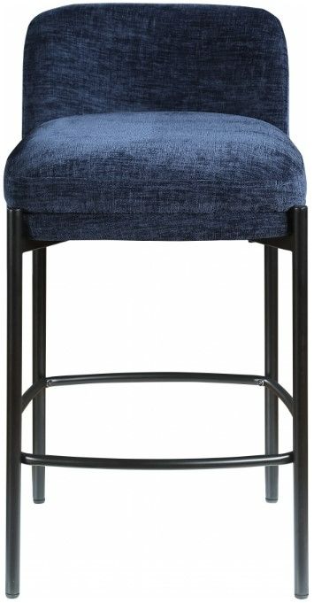 Meridian Furniture Burton Navy Counter Stool-1