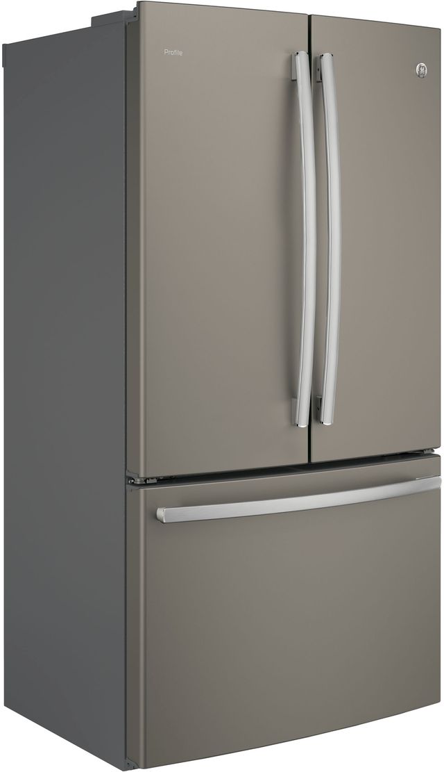 GE Profile™ 23.1 Cu. Ft. Slate Counter Depth French Door Refrigerator-1