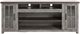 Sunny Designs™ Homestead Hills Alpine Gray/Tobacco Leaf Media Console-2