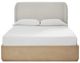 Modus Furniture Penny Buff Cream Ash/Oatmeal California King Upholstered Platform Bed-3