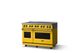 Viking® 5 Series 48" Daffodil Pro Style Induction Range with Brushed Brass Trim-2