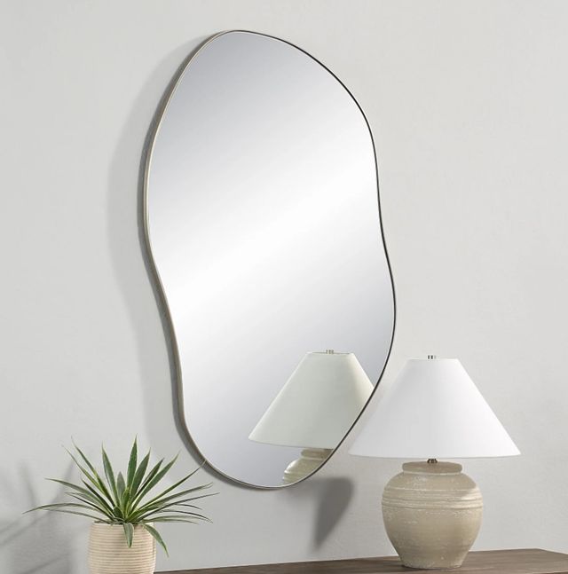 Renwil® Javelin Satin Nickel Accent Mirror-1