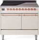 Ilve® Nostalgie II Series 40" Antique White Pro Style Induction Range-0