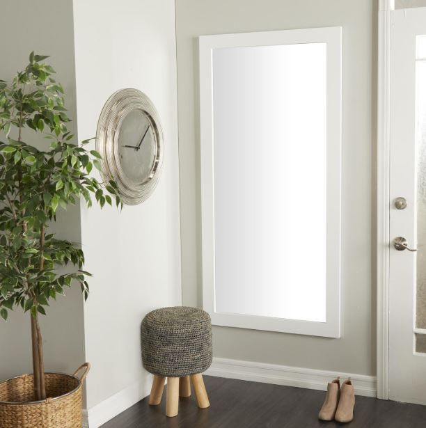 Deco Marche White Rectangular Wall Mirror-4