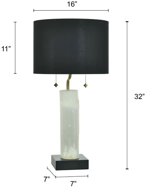 Stylecraft Tamara Day Jasper White Table Lamp-2