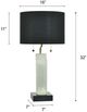 Stylecraft Tamara Day Jasper White Table Lamp-2