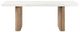 Global Furniture USA Gray White Dining Table with Brown Base-2