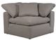 Moe's Home Collection Terra Condo Dream 5-Piece Light Grey L-Shaped Modular Sectional and Ottoman-3