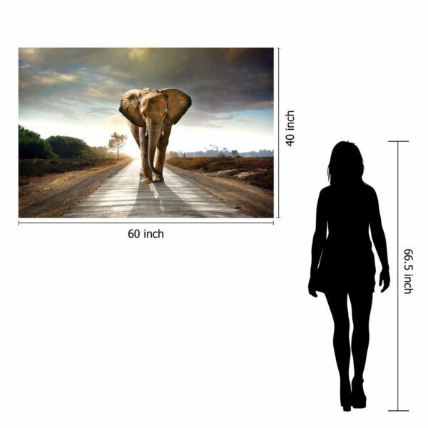 Classy Art Style 10 Floating Tempered Glass with Foil Wall Art-3