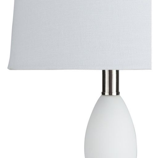 Surya Kendrick White Frosted Table Lamp-3