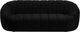 Meridian Furniture Elijah Black Velvet Sofa-2