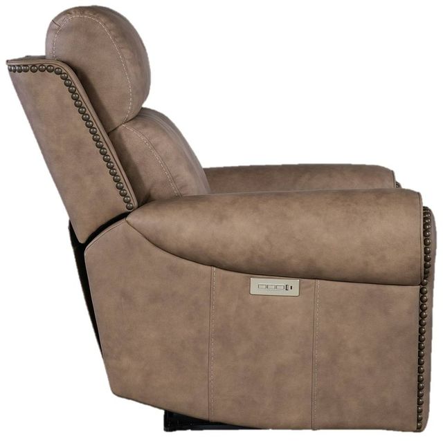 Hooker® Furniture SS Duncan Kalahari Camel Power Recliner with Power Headrest and Lumbar-3