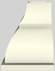 Vent-A-Hood® Designer Series 48" Biscuit Wall Mounted Range Hood-3