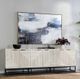Classic Home Flint Black/Coastal White Sideboard-1