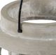 A & B Home Gray Lantern with Oval Cut-Out Design-3