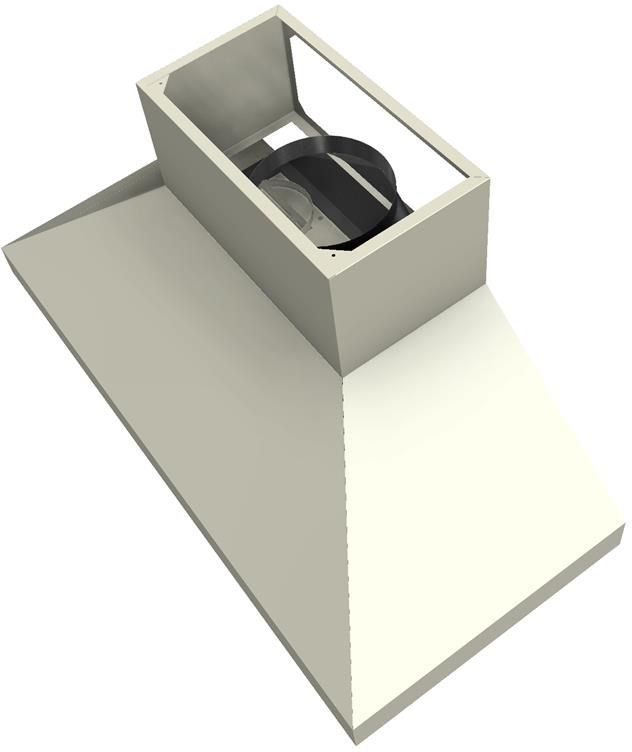 Vent-A-Hood® 60" Biscuit Euro-Style Wall Mount Range Hood-1