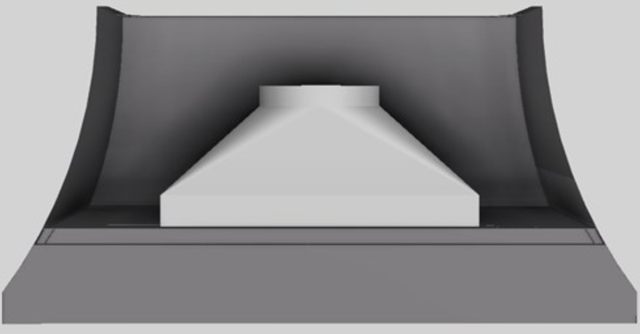 Vent-A-Hood® Designer Series 60" Gunsmoke Wall Mounted Range Hood-3