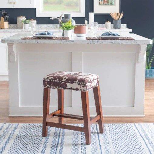 Linon Wyatt Brown Counter Stool-1