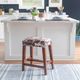 Linon Wyatt Brown Counter Stool-1