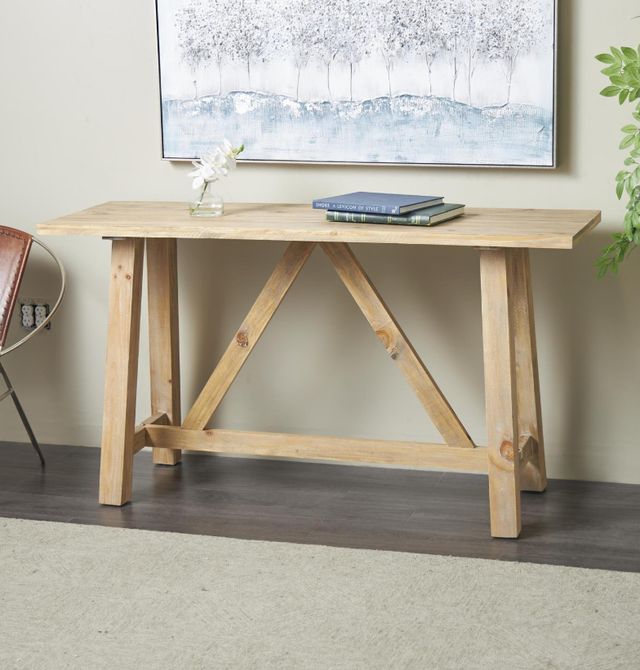Deco Marche Light Brown Console Table-3