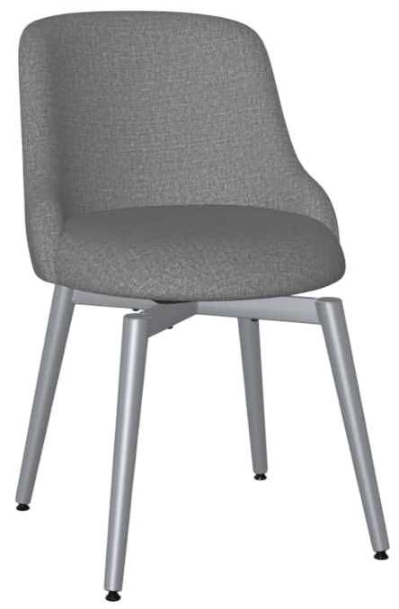 Amisco Customizable Giulia Swivel Dining Side Chair-2