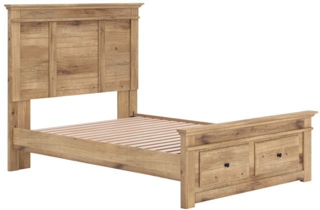 Signature Design by Ashley® Fenderport Tan Full Panel Bed with Storage-3