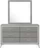 New Classic® Home Furnishings Huxley Gray Dresser and Mirror Set-2