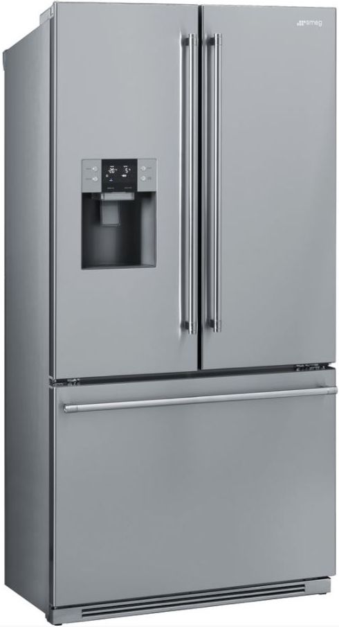 Smeg 50 s Retro Style 26.1 Cu. Ft. French Door Refrigerator Fingerprint Proof Stainless SteelSalt Lake City Brigham City UT