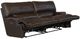 Catnapper® Wembley Chocolate Leather Lay Flat Reclining Sofa-2
