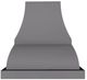 Vent-A-Hood® Designer Series 66" Gunsmoke Island Range Hood-3