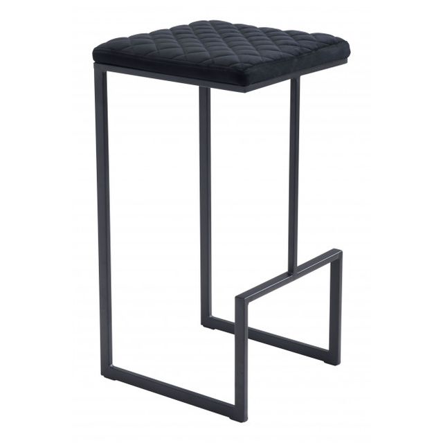 Zuo® Modern Element Black Bar Stool-0