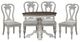 Liberty Furniture Magnolia Manor 5-Piece Antique White/Weathered Bark Pedestal Dining Set-0