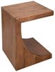 International Furniture Direct Mezquite Brown Chairside Table-0