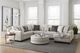 Albany Industries Persia Beige Cocktail Ottoman-1