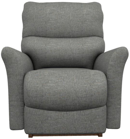 La-Z-Boy® Rowan Charcoal Power Rocking Recliner with Headrest and Lumbar-1
