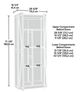 Sauder® White 2-Door Farmhouse Storage Cabinet-1