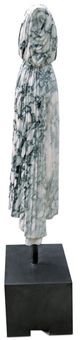 Currey & Company Adara Natural Madame's Cocktail Dress Sculpture-2