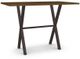 Amisco Customizable Alex 36" Solid Birch Bar Table -0