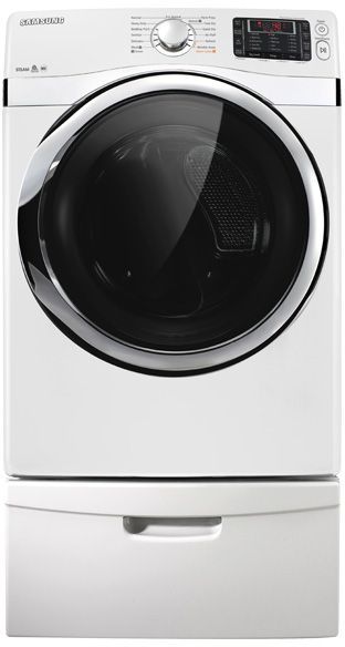 Samsung Front Load Dryer-White-0