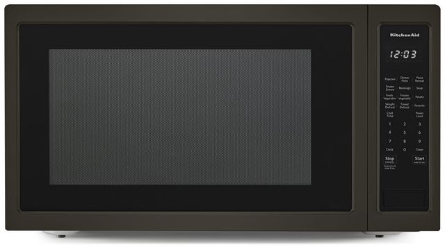 KitchenAid® 2.2 Cu. Ft. Black Stainless Steel Countertop Microwave-0