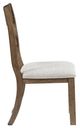 Homelegance® Quinn Light Brown/Light Gray Dining Side Chair-3