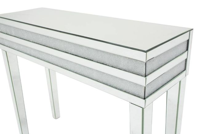 Michael Amini® Montreal Mirrored Console Table-1