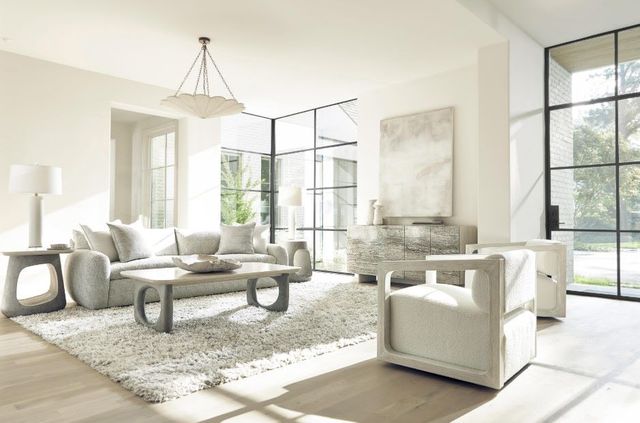 Bernhardt Sereno Lutra Cocktail Table with Sasso Base-1