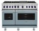 Viking® 7 Series 48'' November Sky Sealed Burner Pro Style Dual Fuel Range-0