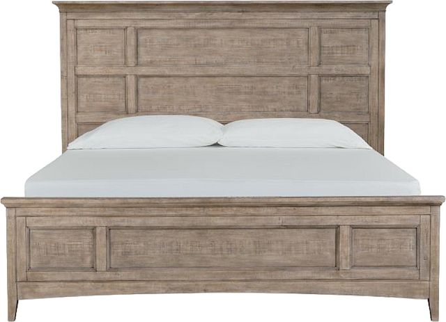 Magnussen Home® Paxton Place Dovetail Gray Complete California King Panel Bed-3